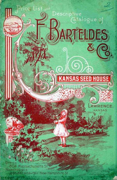 F. Barterldes Kansas Seed House Retro Ad Poster
