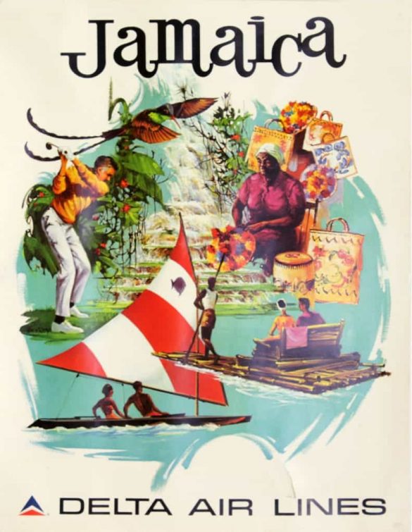 Jamaica by Delta Airlines Poster