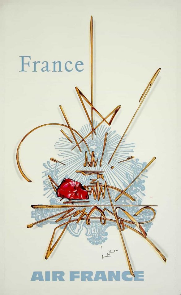 Vintage Air France Poster 1968