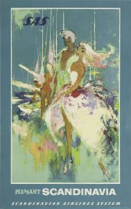 SAS Airline Poster