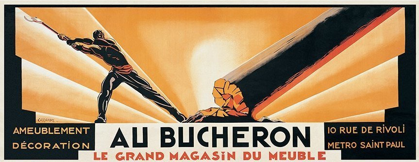 Grand en Sprængstoffer A.M Cassandre, The Legendary Art Deco Poster Artist